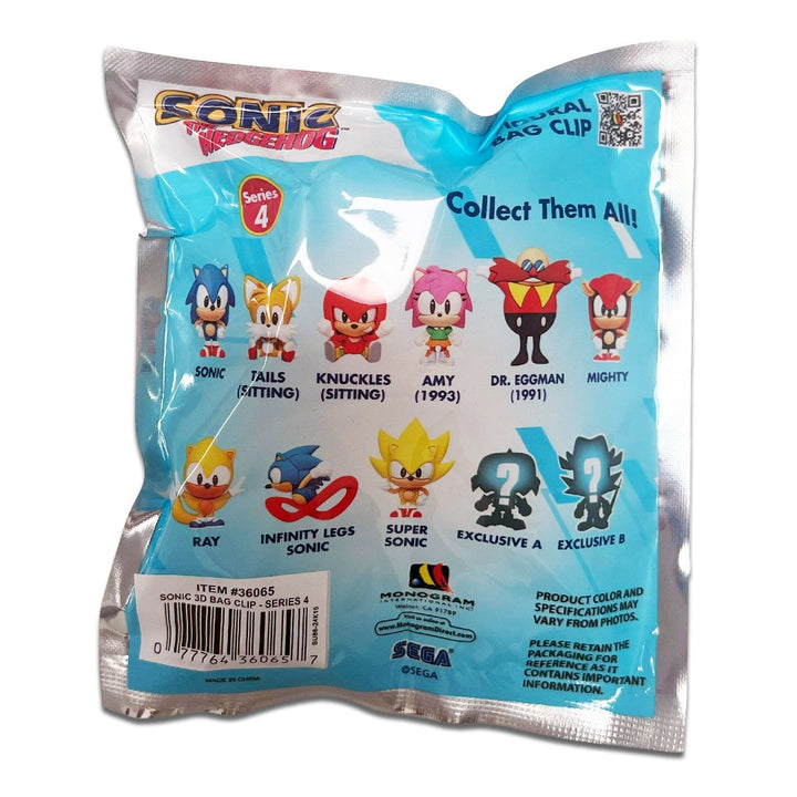 Sonic 3D Foam Bag Clip Series 4 Blind Bag