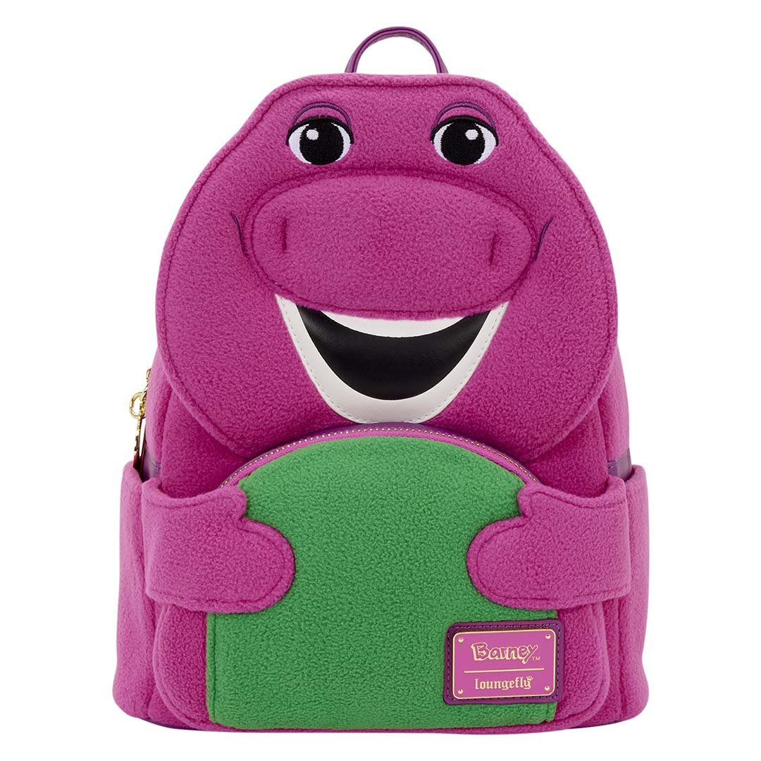 Loungefly Mattel Barney Cosplay Mini Backpack