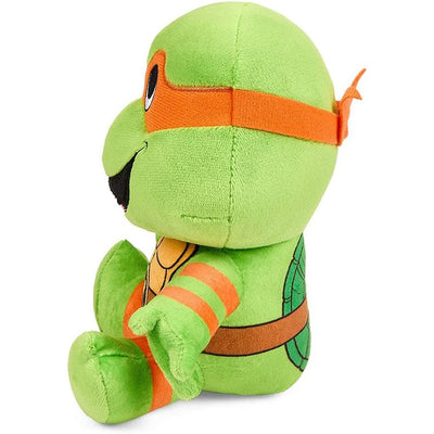 Kidrobot Teenage Mutant Ninja Turtles 7.5" Michelangelo Phunny Plush - left profile