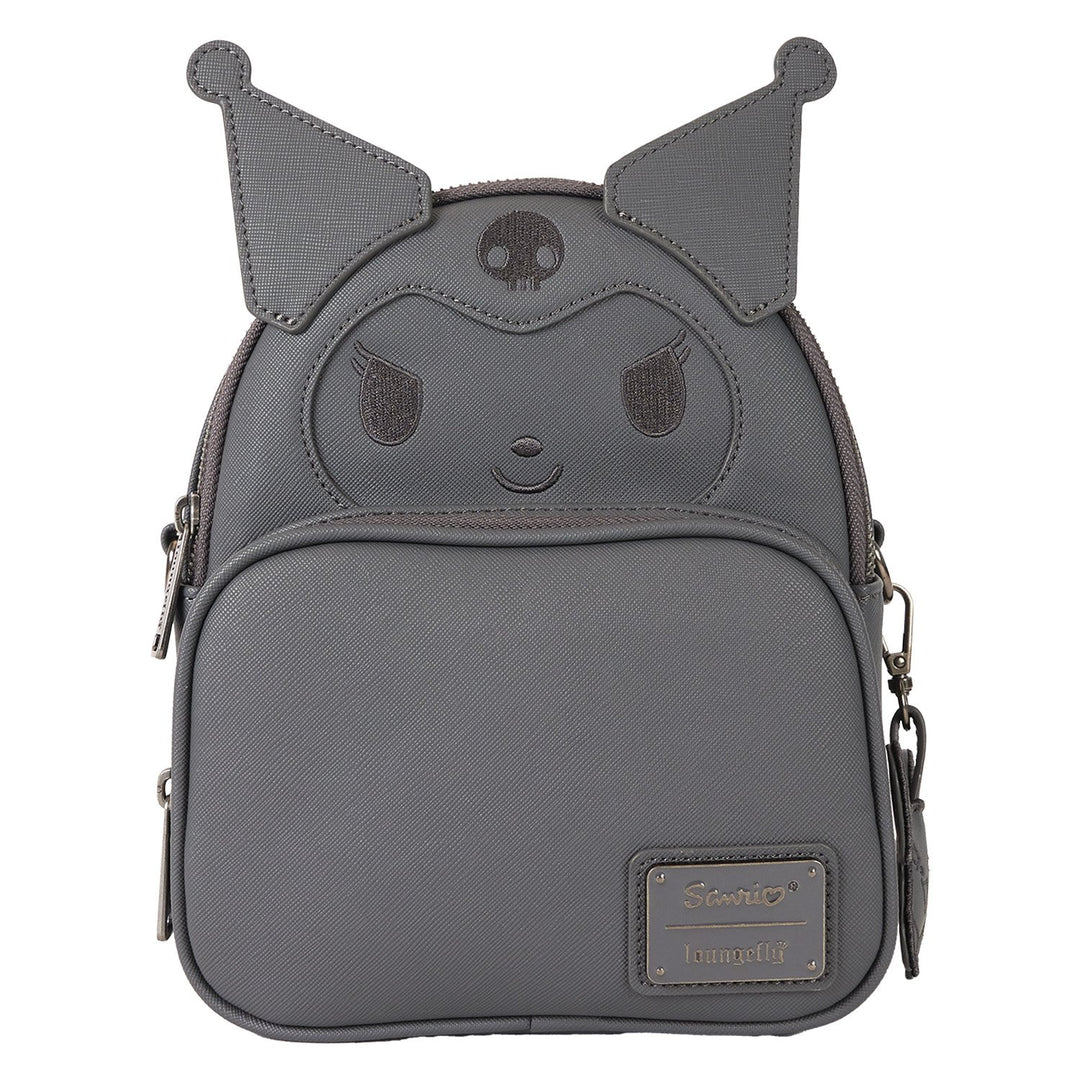 Loungefly Sanrio Kuromi Monochrome Cosplay Convertible Mini Backpack &amp; Crossbody Bag