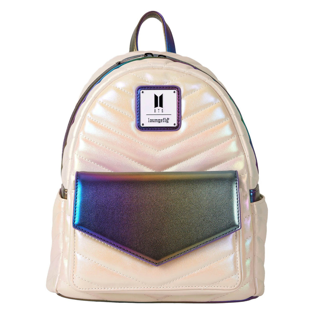 Loungefly Funko Pop! By Loungefly BTS Iridescent Quilted Mini Backpack