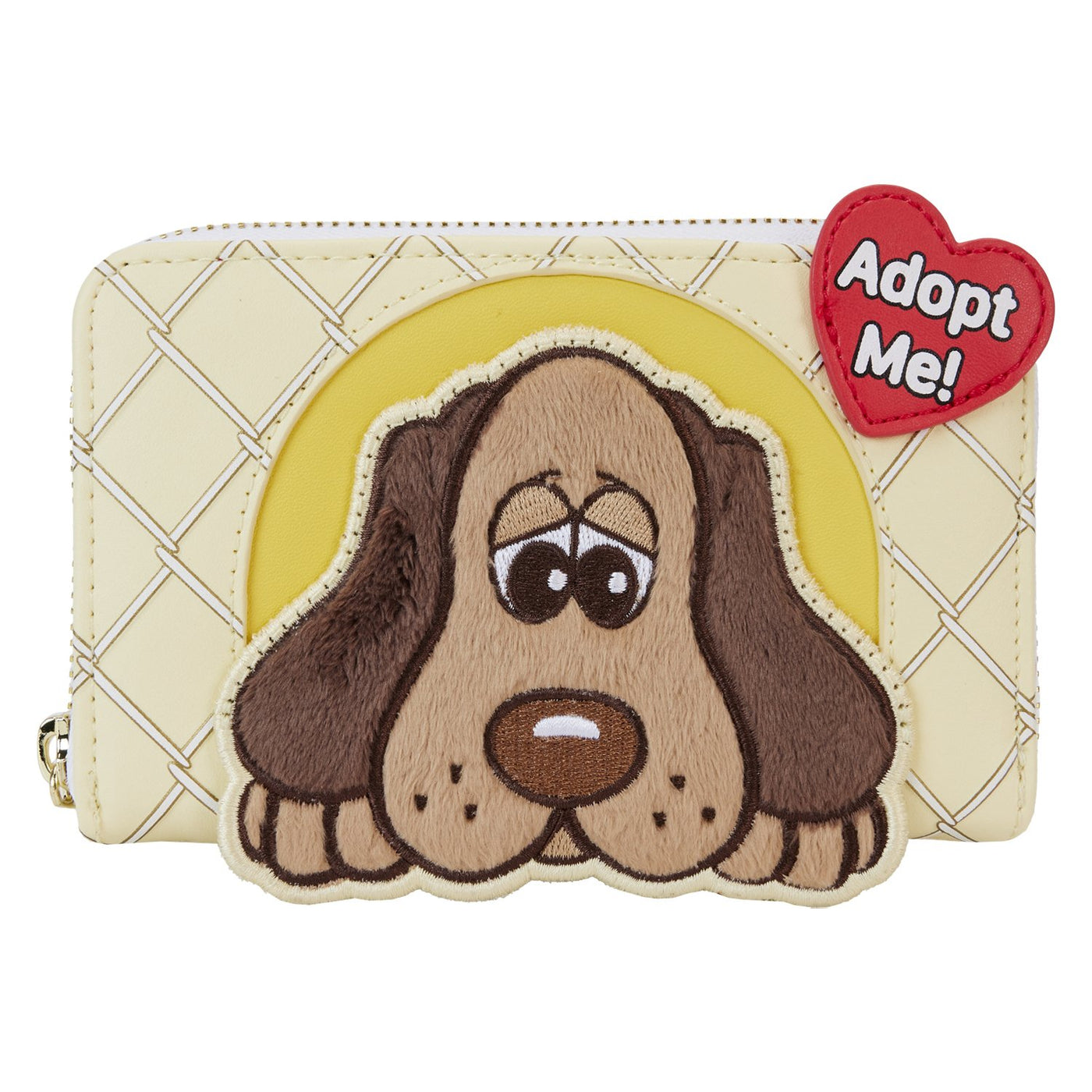 PUPWA0001 - Loungefly Hasbro Pound Puppies 40th Anniversary Zip-Around Wallet - Front