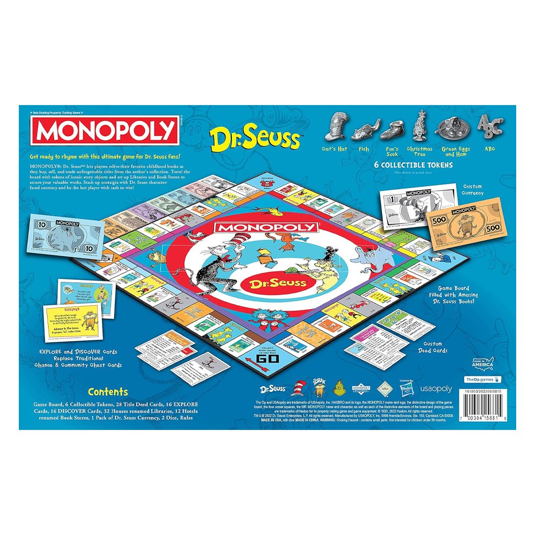 Hasbro Monopoly: Dr. Seuss