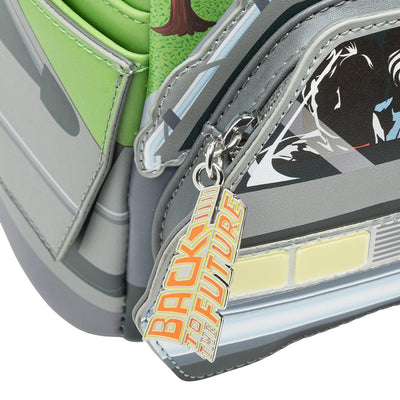 Loungefly Universal Back to the Future Light-Up DeLorean Mini Backpack - 707 Street Exclusive