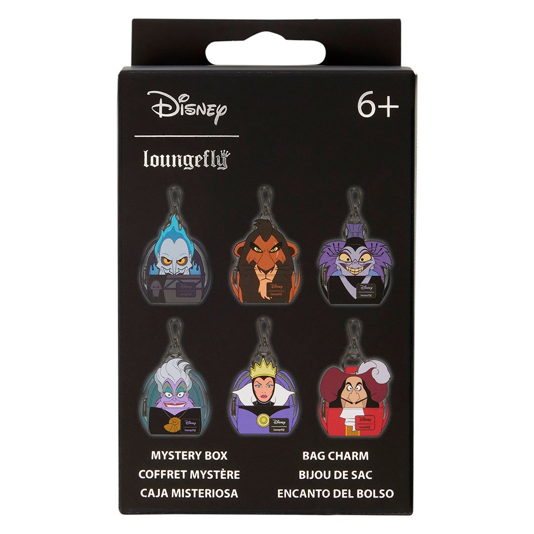 Loungefly Disney Villains Cosplay Mystery Mini Backpack Keychain
