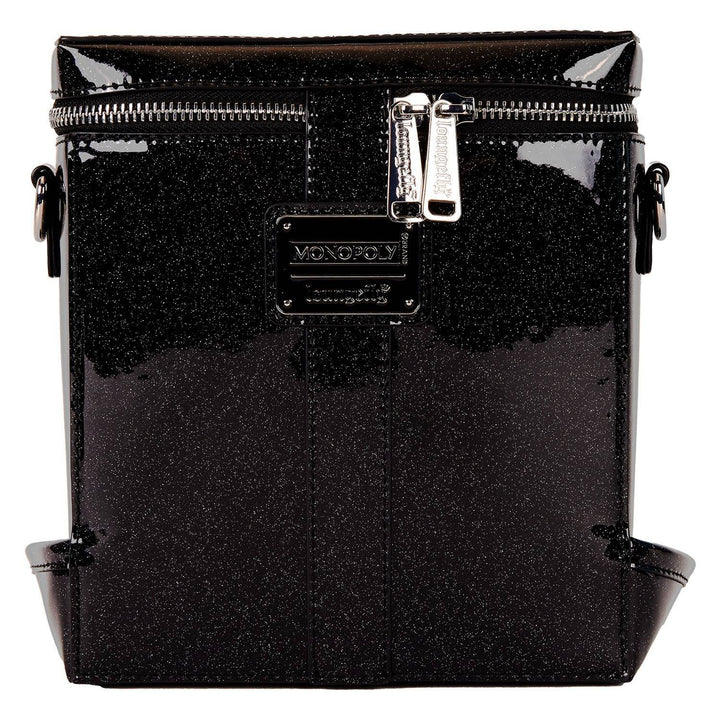 Loungefly Hasbro Monopoly 90th Anniversary Top Hat Glitter Figural Crossbody Bag