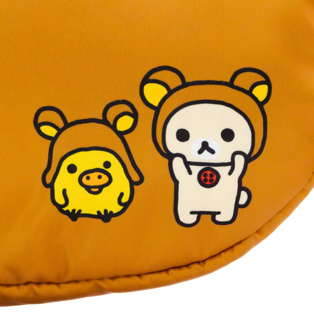 Whatever Makes You Happy Rilakkuma Head Padded Crossbody Bag