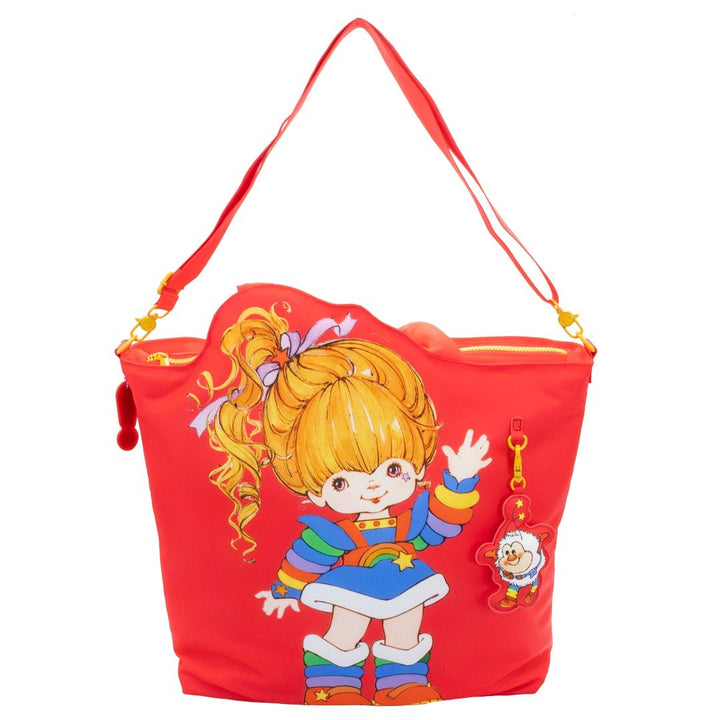 Whatever Makes You Happy Rainbow Brite Puffy Nylon Die Cut Tote Bag
