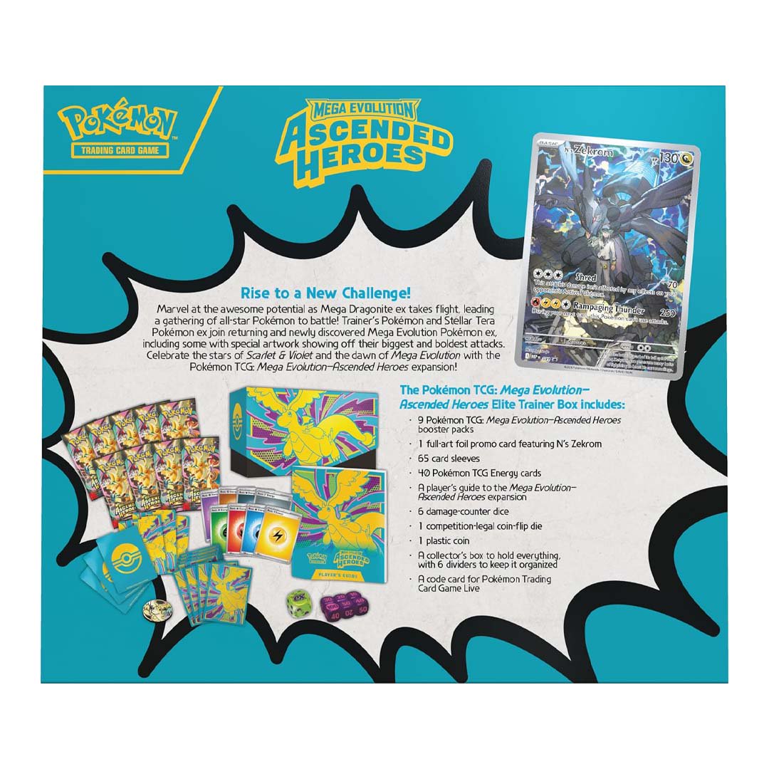 Pokémon TCG: Mega Evolution—Ascended Heroes Elite Trainer Box