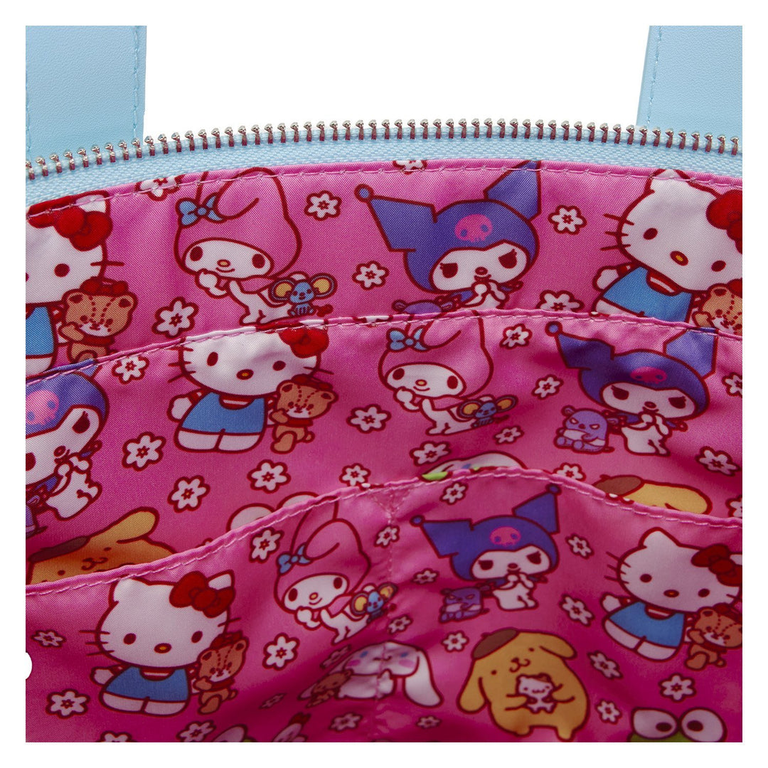 Loungefly Sanrio Cinnamoroll Sherpa Tote Bag with Coin Bag