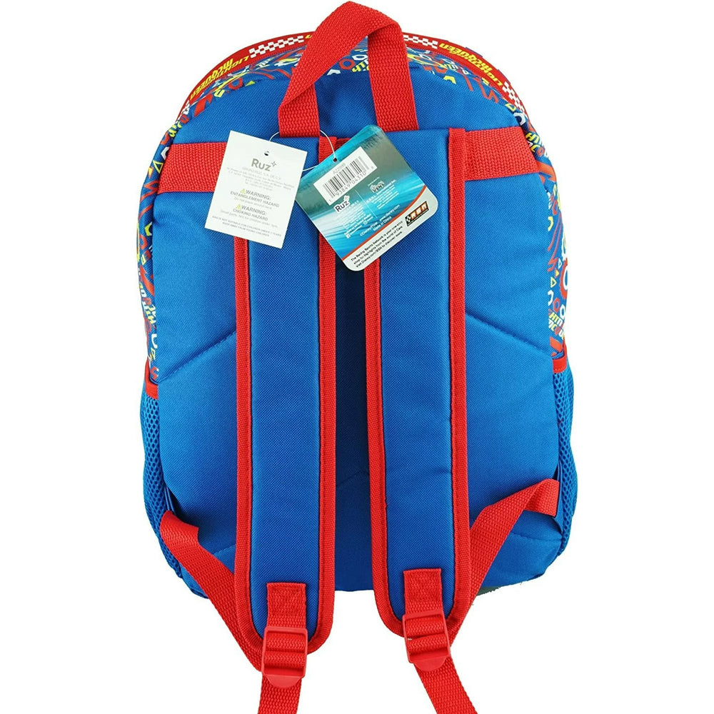 Ruz Disney Cars Large 3-D EVA Molded 16" Backpack - Back