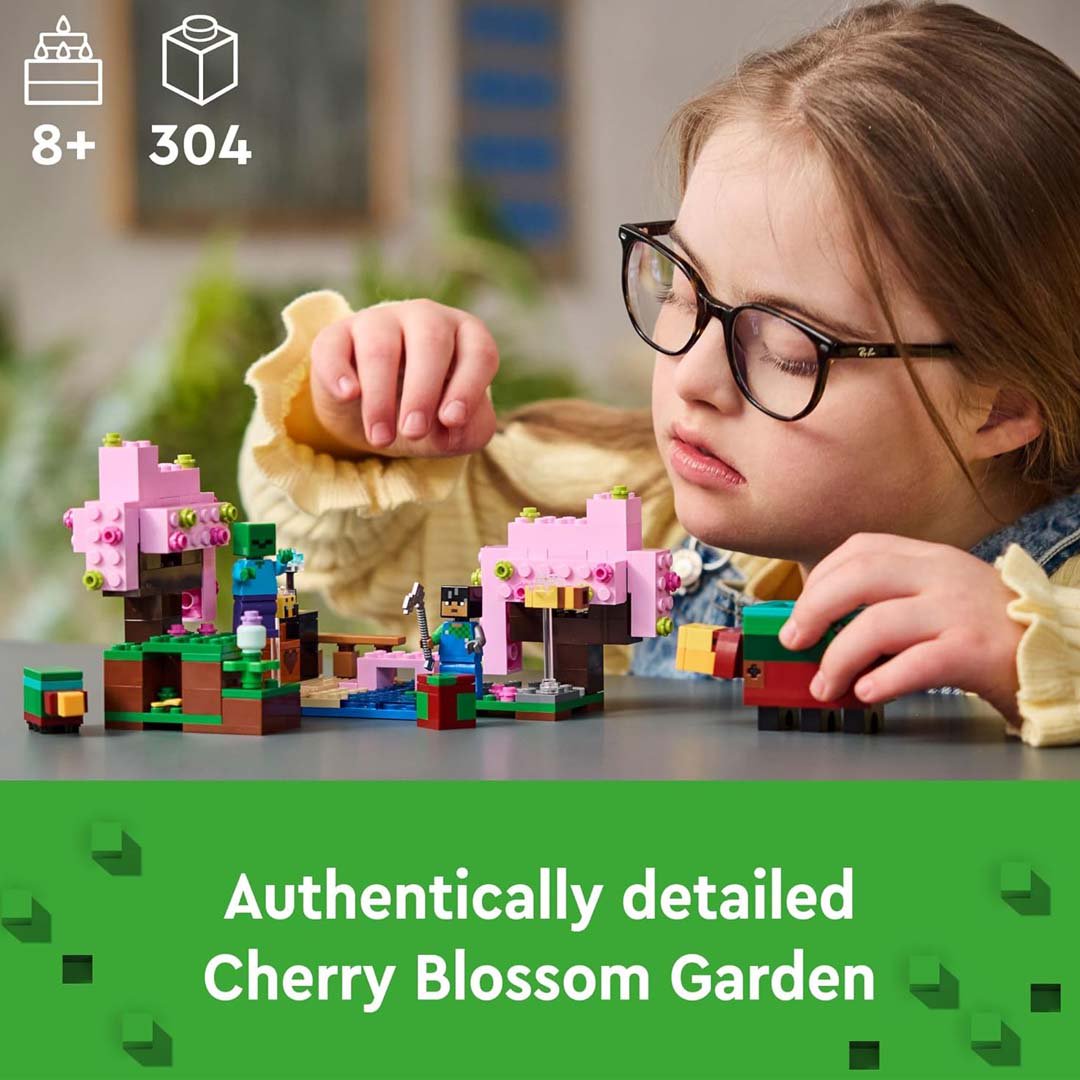 LEGO Minecraft The Cherry Blossom Garden (21260)