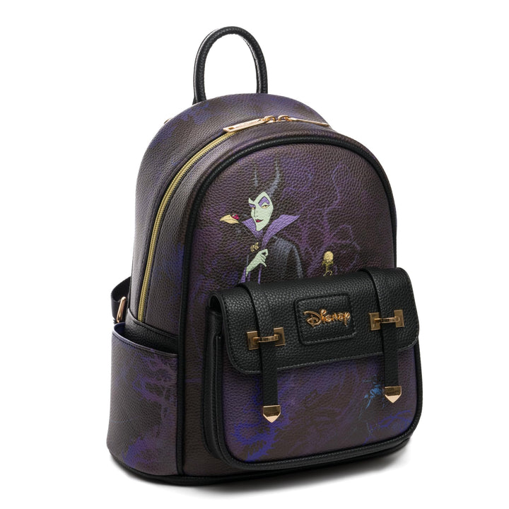 Wondapop Disney Villains Maleficent 11" Vegan Leather Fashion Mini Backpack