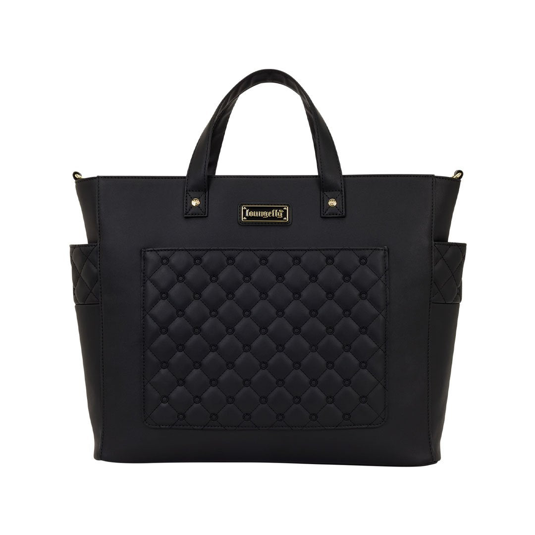 Loungefly The Mo Black Convertible Backpack &amp; Tote Crossbody Bag