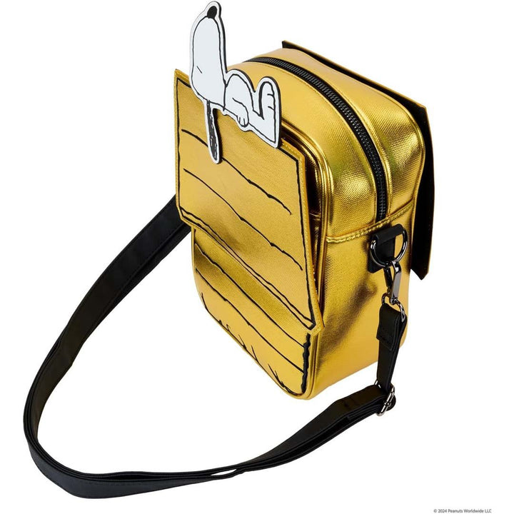 Loungefly Peanuts 75th Anniversary Snoopy Doghouse Crossbody Bag