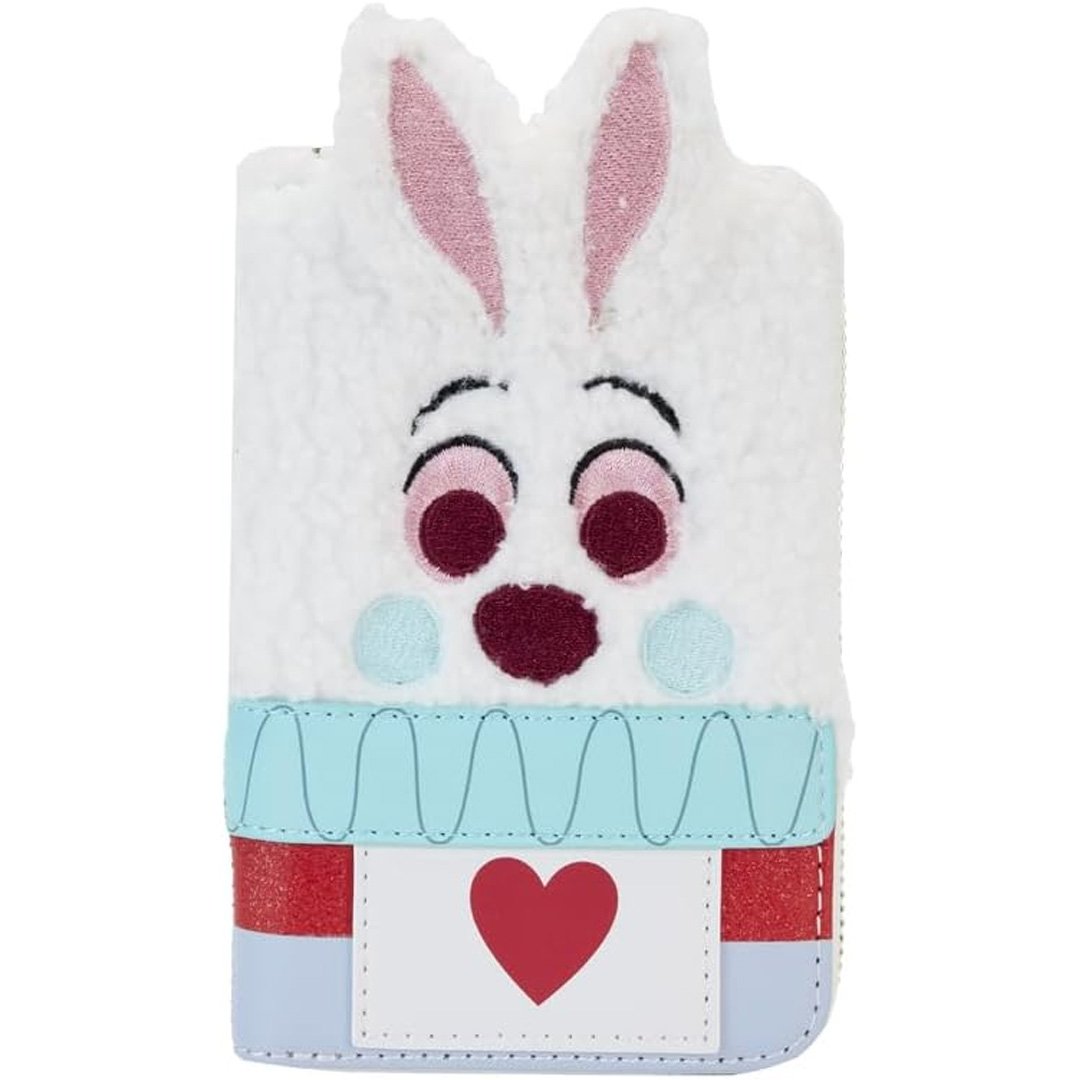 Loungefly Disney Alice in Wonderland White Rabbit Cosplay Zip-Around Wallet