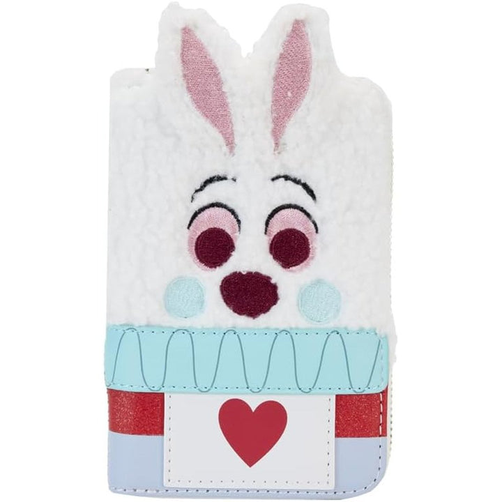 Loungefly Disney Alice in Wonderland White Rabbit Cosplay Zip-Around Wallet