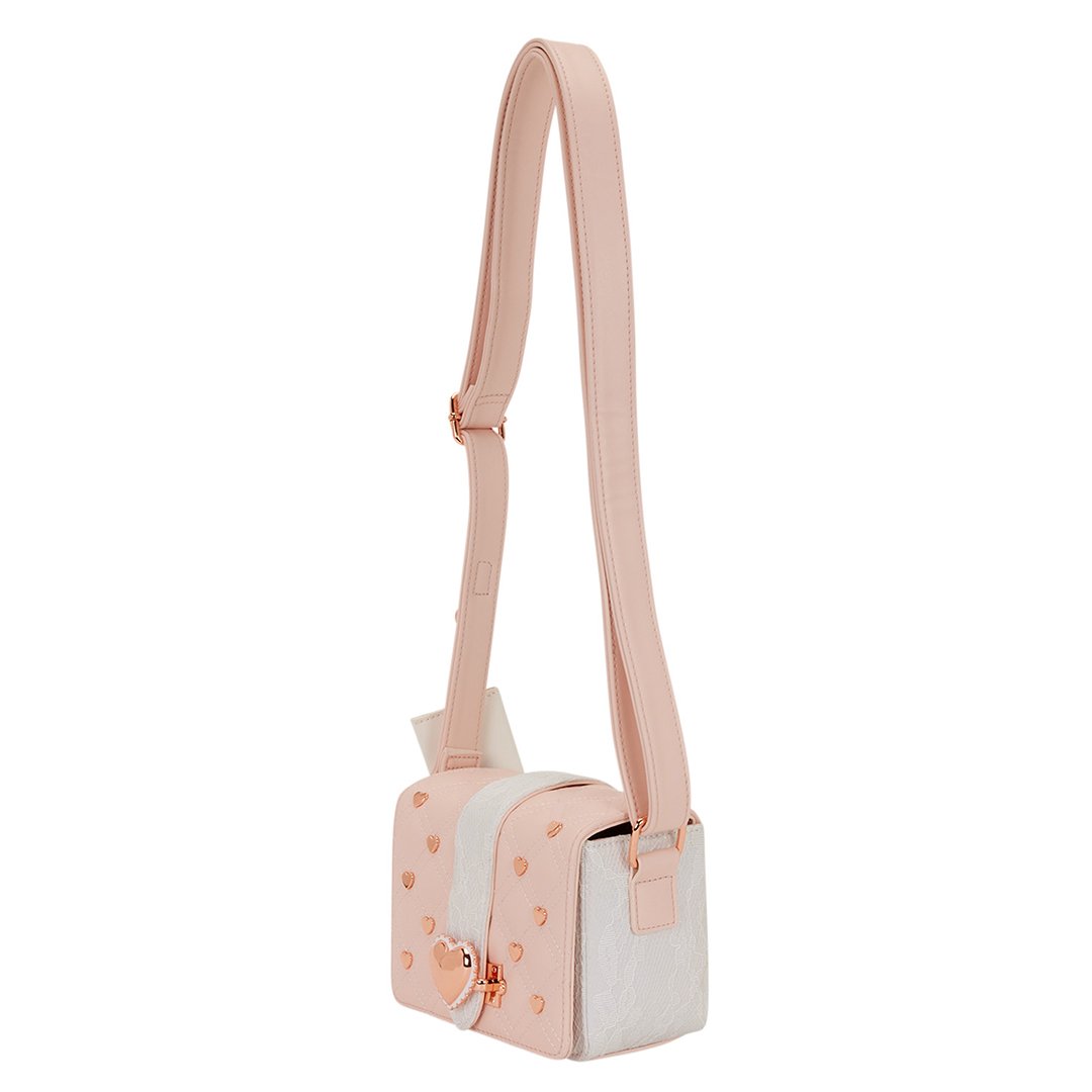 Loungefly Heart Envelope Crossbody Bag with Bag Charm