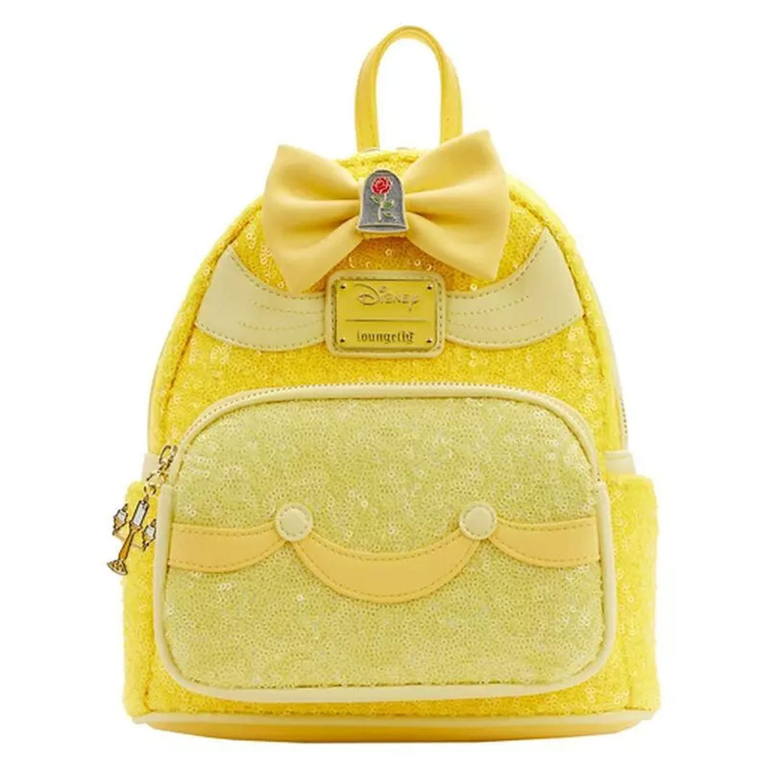 disney princess belle mini backpack Wondapop Beauty and the Beast 11" Vegan Leather Fashion : Clothing, Shoes & Jewelry Twirl into a world of magic and romance with our Disney Beauty and the Beast Belle Sequin Mini Backpack from Loungefly Loungefly Disney Beauty And The