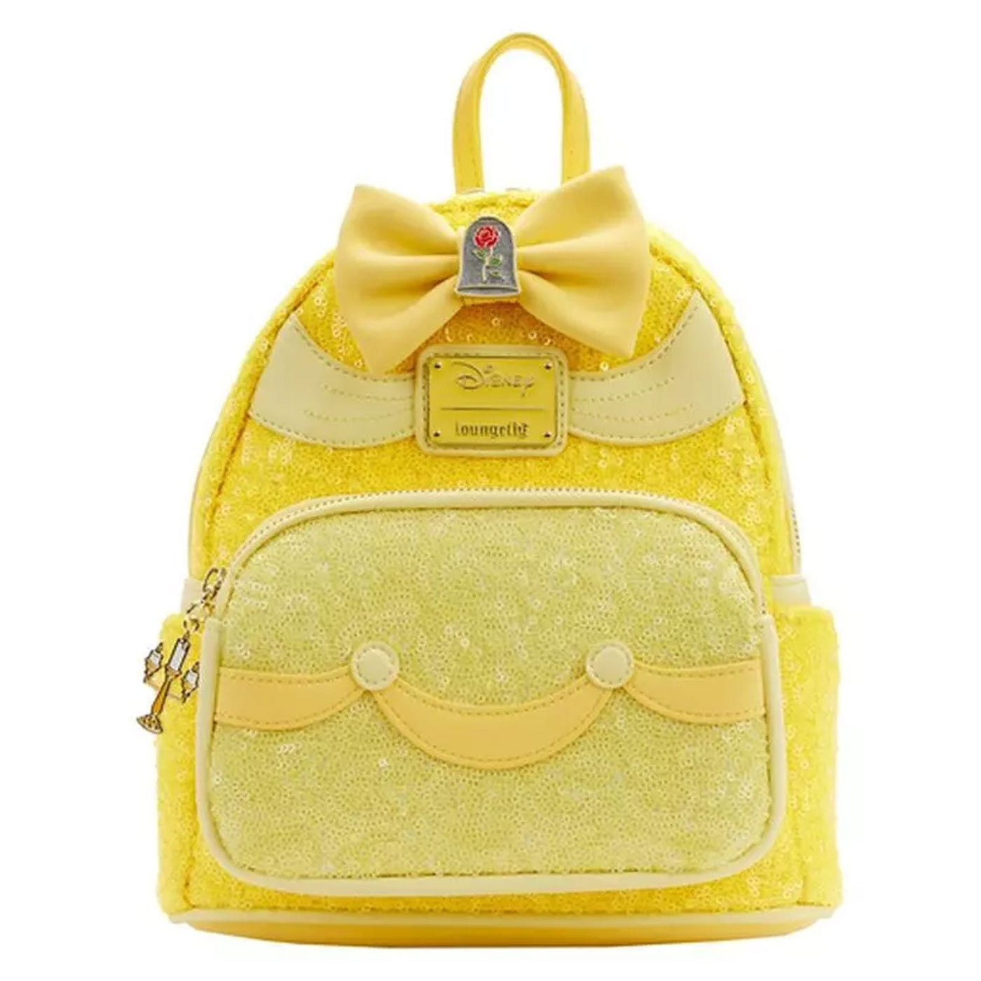 beauty and the beast loungefly mini backpack Loungefly Disney Beauty and the Beast Princess Belle Sequin Mini Backp – 707 Street