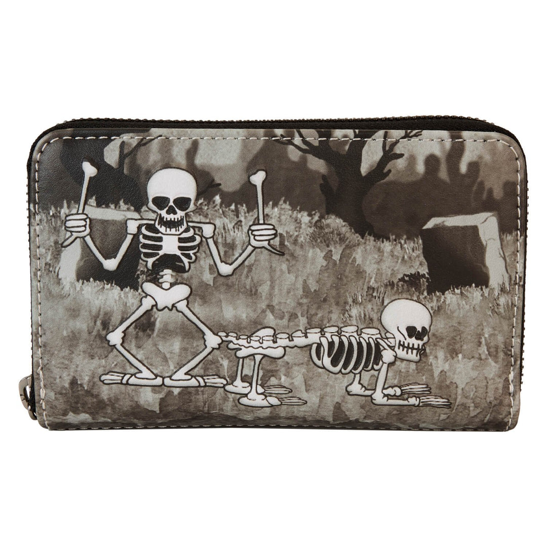 Alexander mcqueen dancing skeleton card holder online