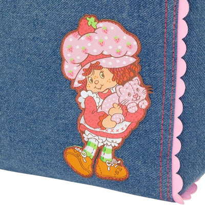 Whatever Makes You Happy Strawberry Shortcake Denim Tote Bag