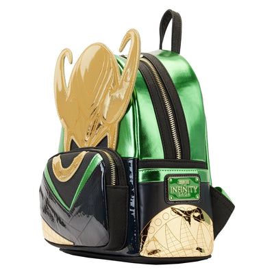 Loungefly Marvel Shine Loki Mini Backpack