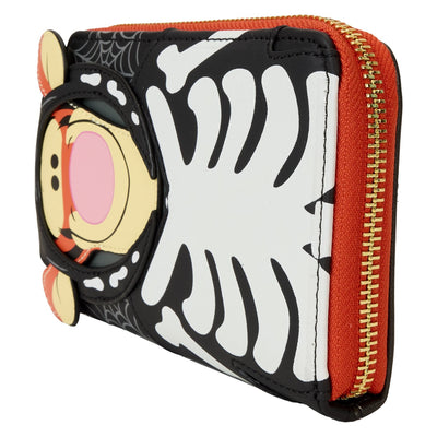 Loungefly Disney Winnie the Pooh Skeleton Tigger Zip-Around Wallet
