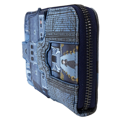 Loungefly MGM Wednesday Nevermore Academy Castle Zip Around Wallet