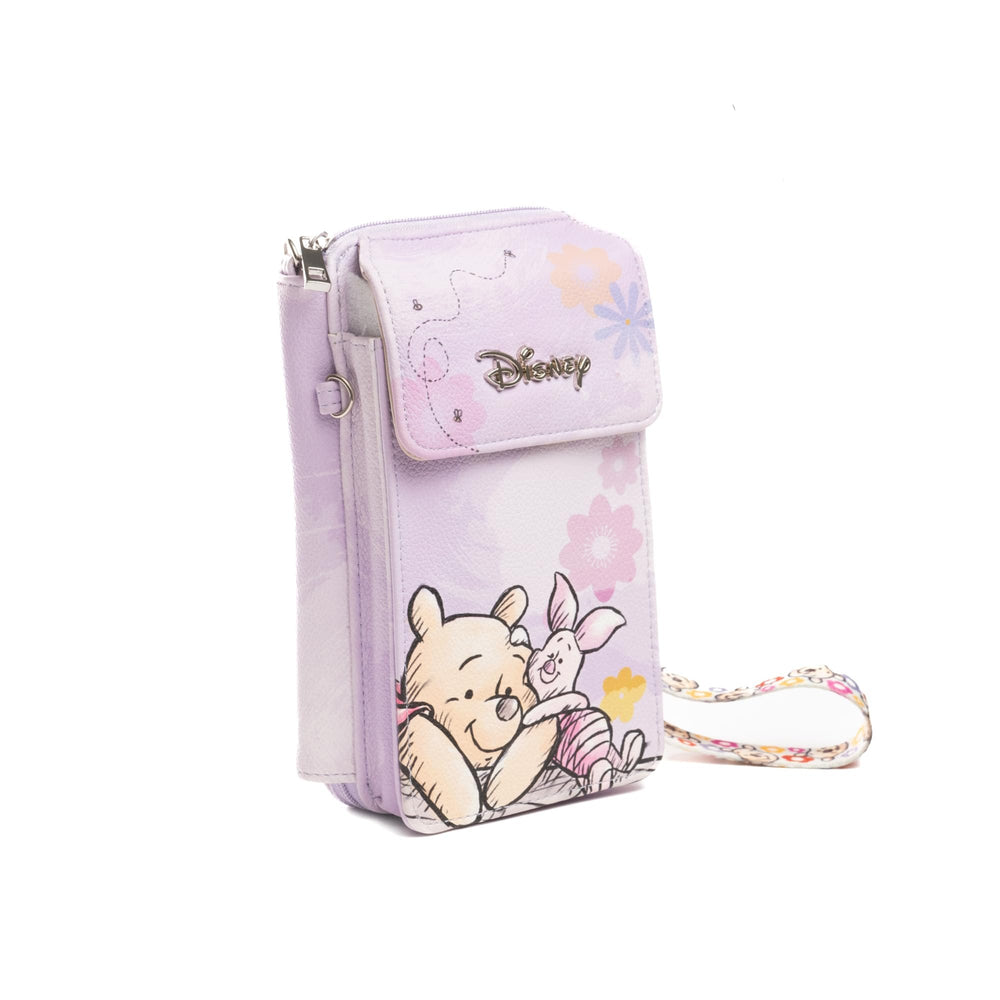 Wondapop Disney Winnie The Pooh And Piglet Crossbody Wallet Cell Phone Wristlet