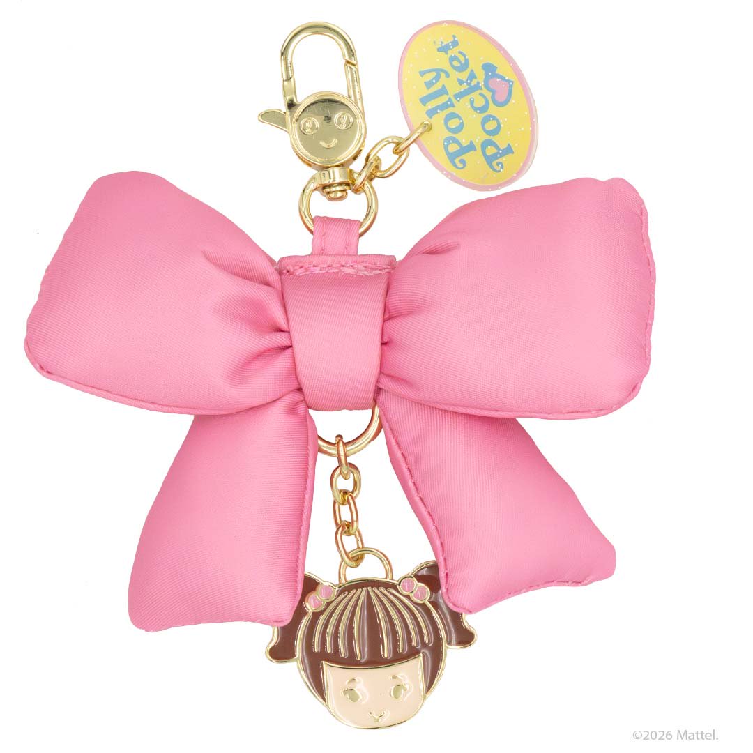Whatever Makes You Happy Polly Pocket Mystery Box Puffy Bow Bag Charm