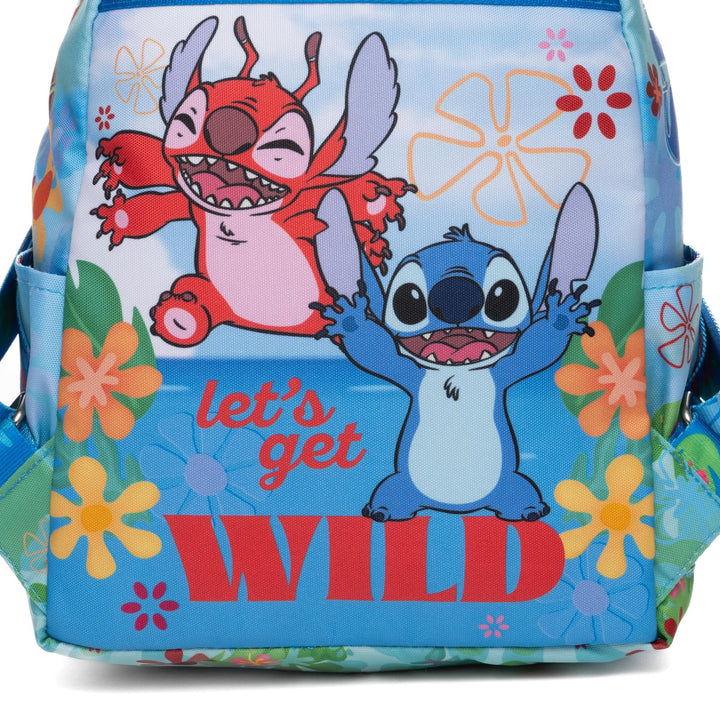 Wondapop Disney Stitch And Leroy 13" Deluxe Nylon Mini Backapck
