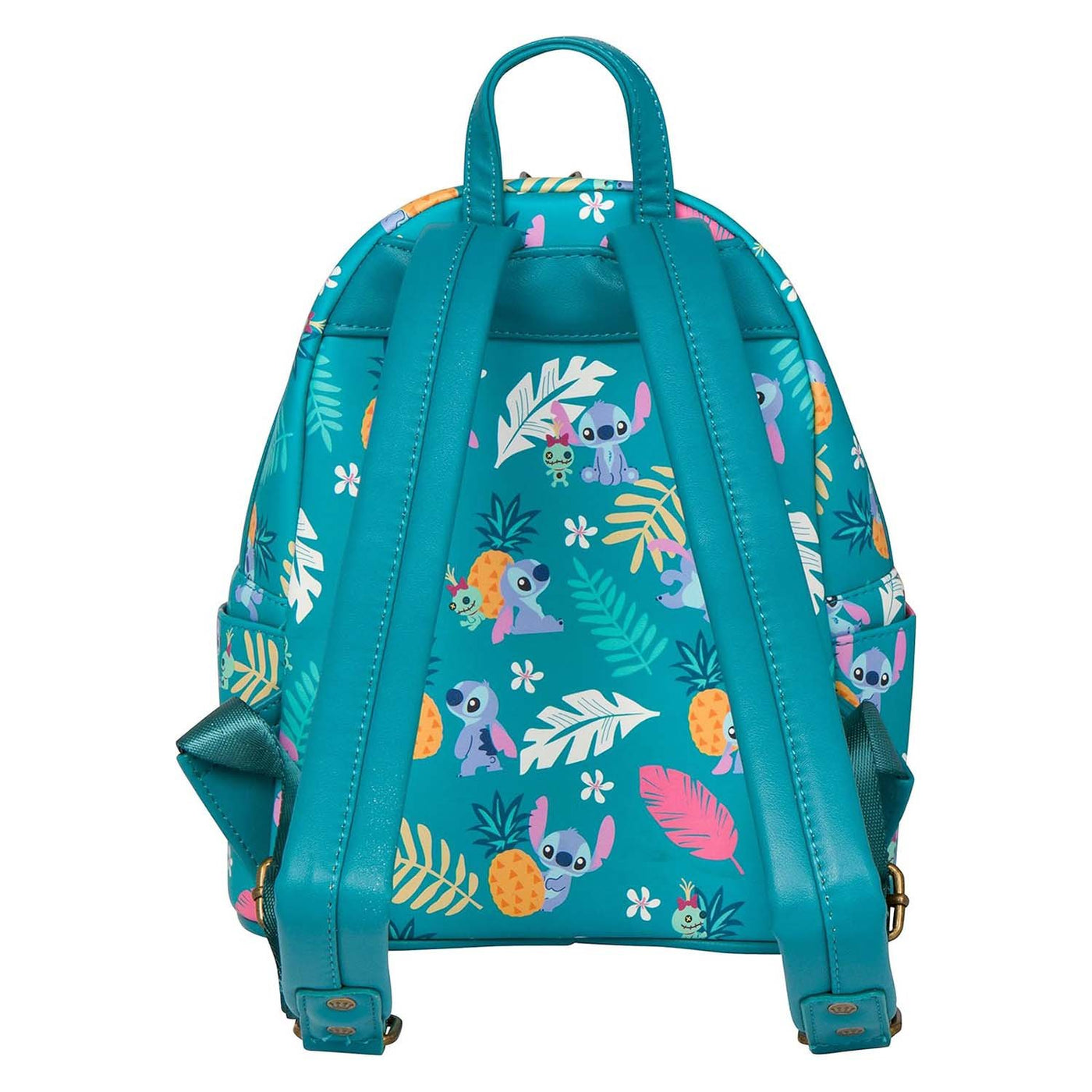 Loungefly Disney Lilo and Stitch Pineapple Allover Print Mini Backpack