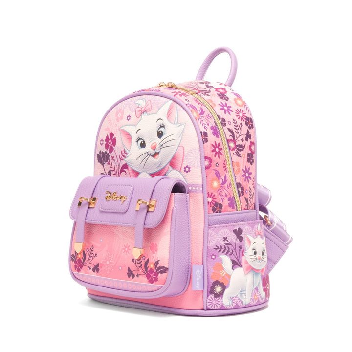 WondaPop Disney Aristocats Marie 11" Vegan Leather Fashion Mini Backpack - Side 2