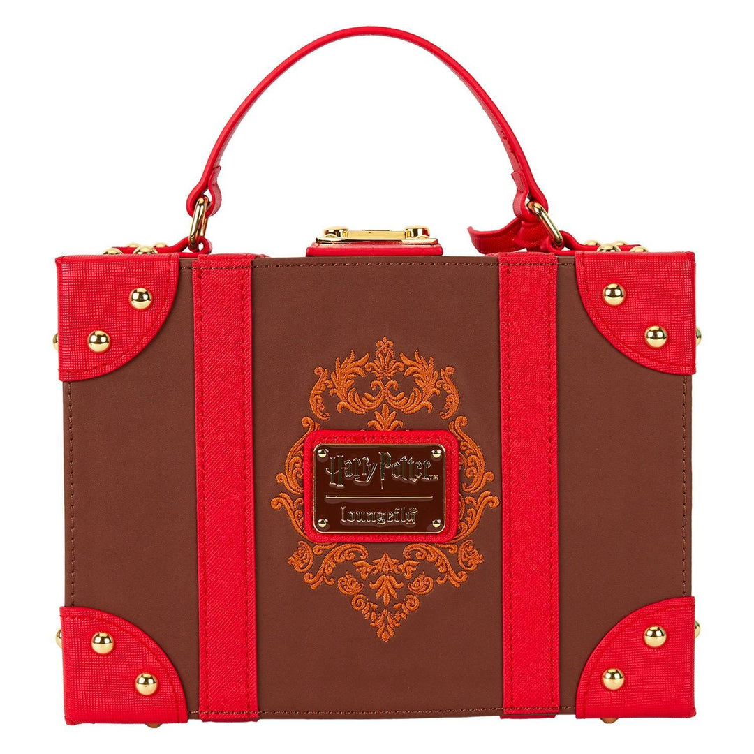 Loungefly Warner Brothers Harry Potter Hogwarts Express Luggage Trunk Crossbody Bag
