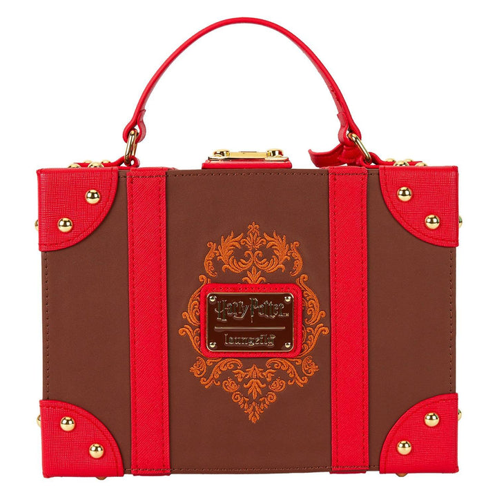 Loungefly Warner Brothers Harry Potter Hogwarts Express Luggage Trunk Crossbody Bag