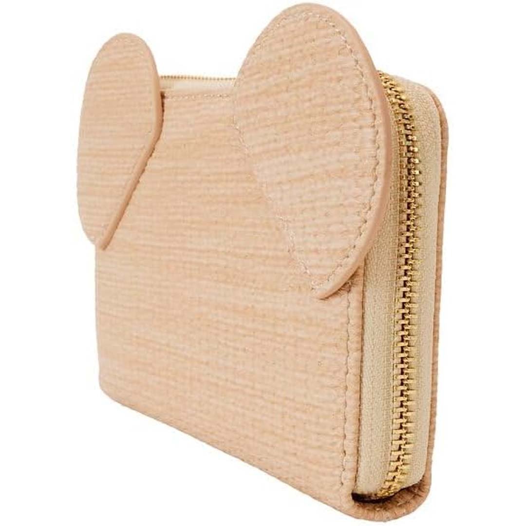 Loungefly Disney Mickey Mouse Straw Cosplay Zip-Around Wallet