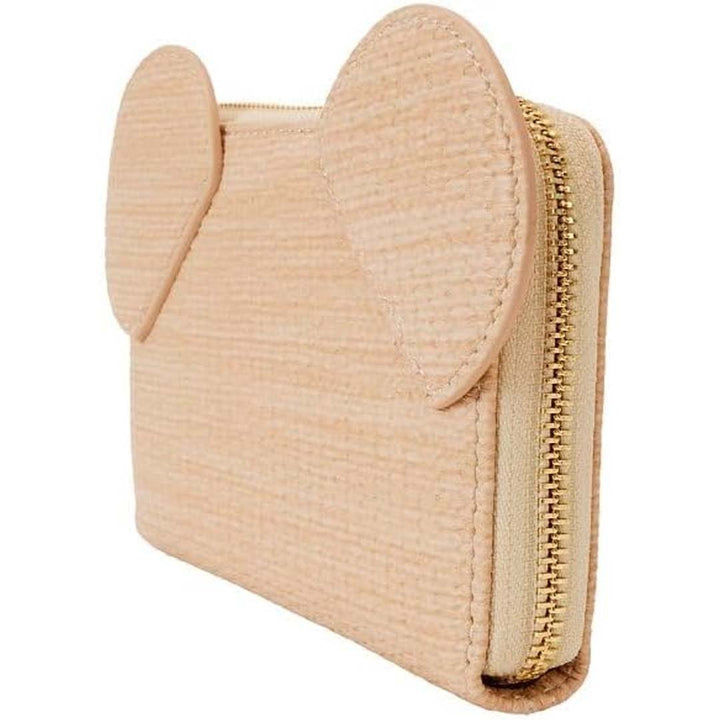 Loungefly Disney Mickey Mouse Straw Cosplay Zip-Around Wallet