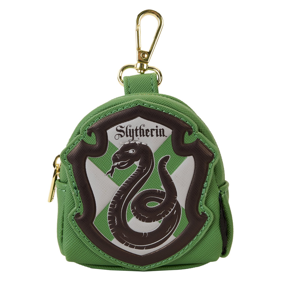 671803508163 - Loungefly Pets Warner Brothers Harry Potter Slytherin House Treat &amp; Disposable Bag Holder - front  