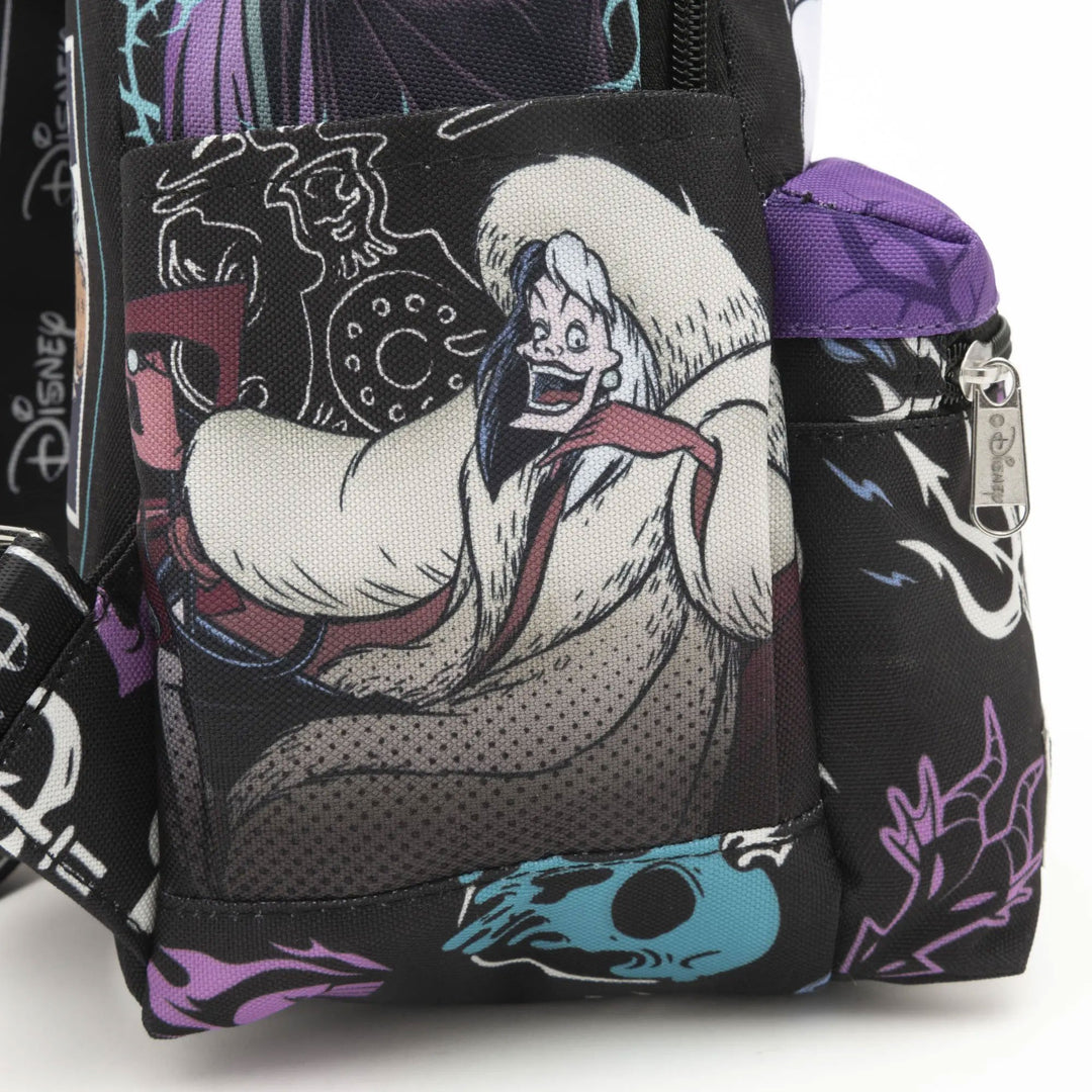 WondaPop Disney Villains Ursula 13" Nylon Mini Backpack - Side 1