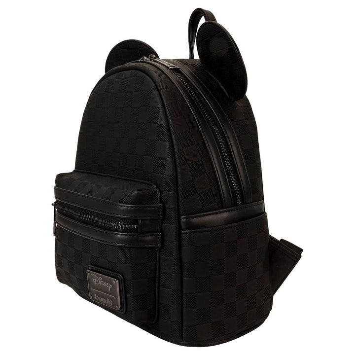 Loungefly Disney Mickey Mouse Checkered Texture Mini Backpack
