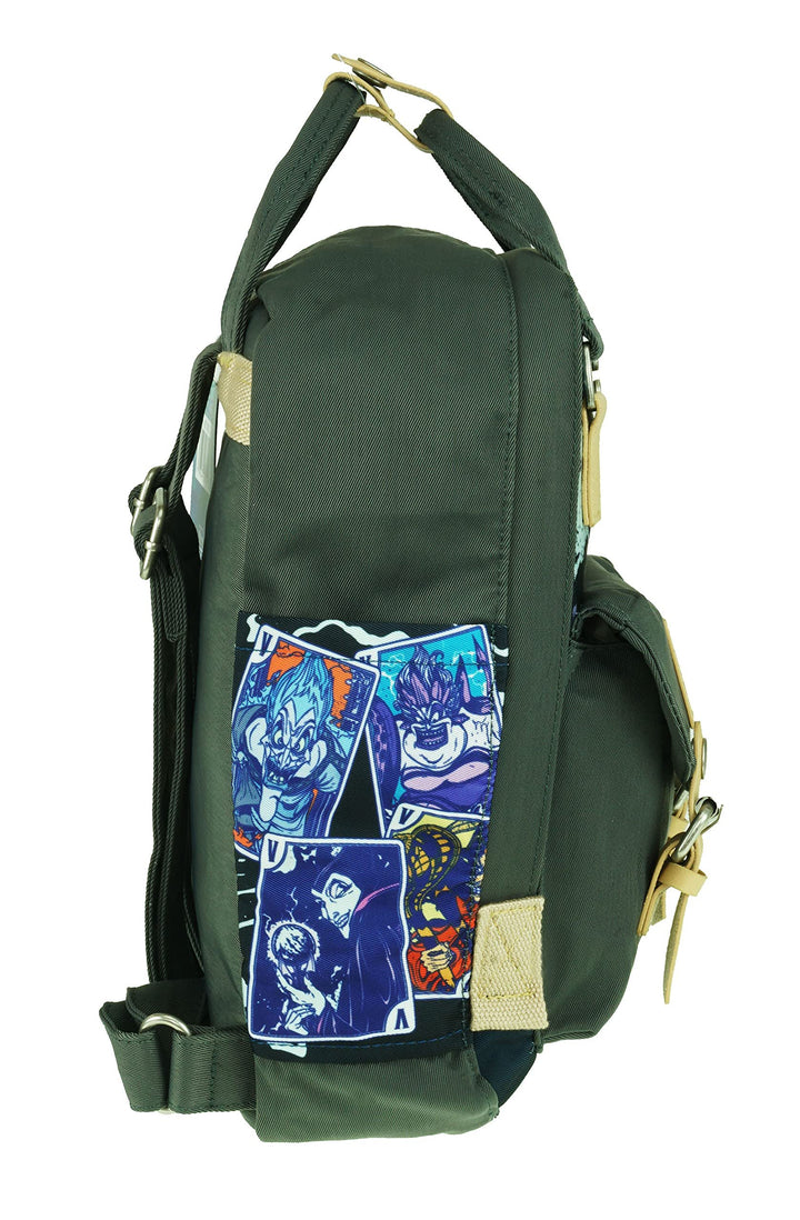 KBNL Disney Villains 12" Nylon Mini Backpack - Side