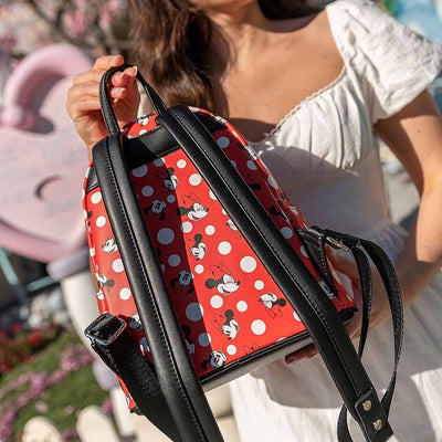 Loungefly Disney Minnie Mouse Polka Dot Red Mini Backpack - 707 Street Exclusive