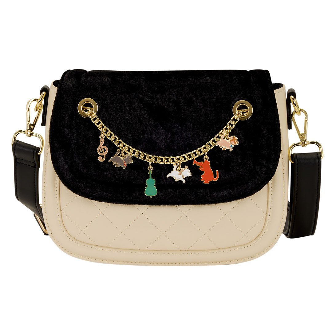 Loungefly Disney Aristocats Charm Crossbody Bag