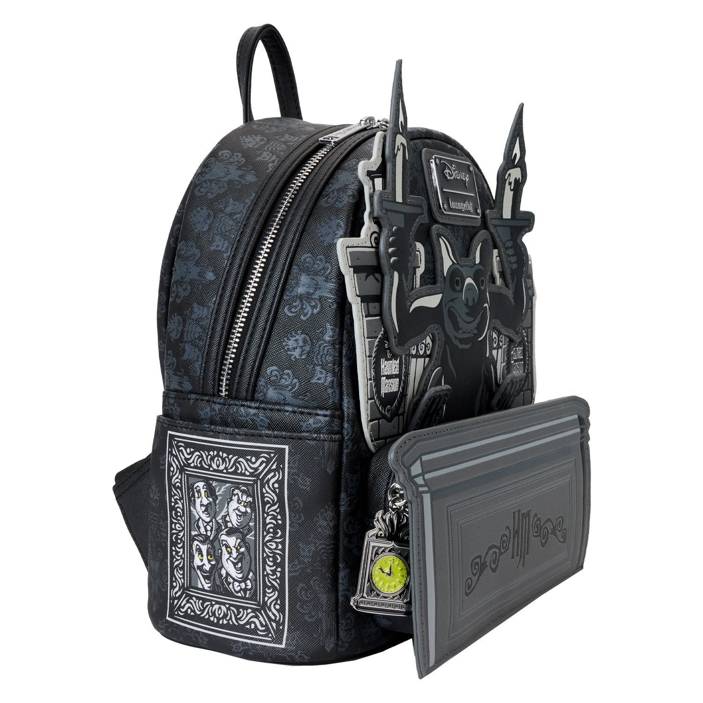 Loungefly Disney Haunted Mansion Gargoyle Wallpaper Mini Backpack