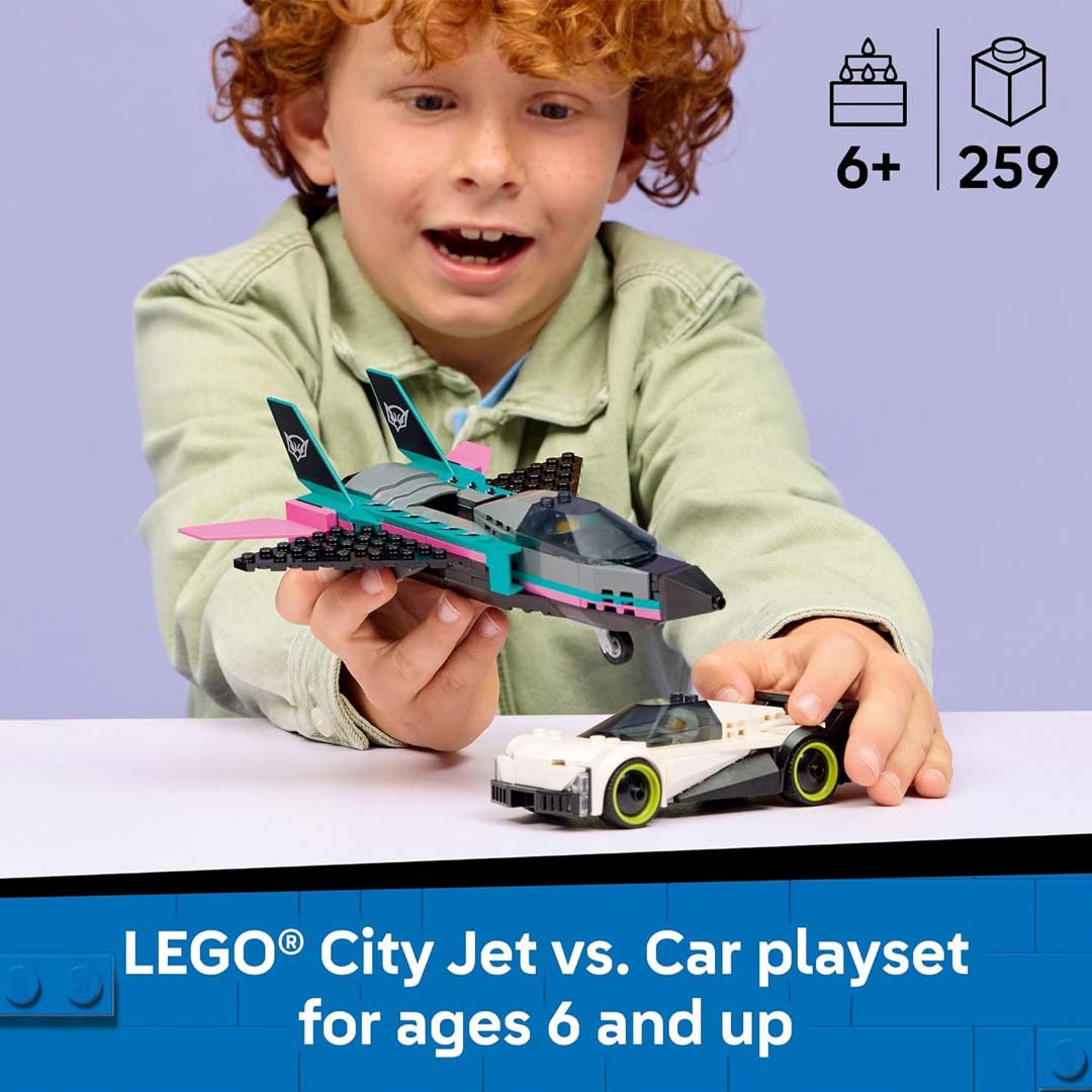 LEGO City Jet vs. Car (60489)