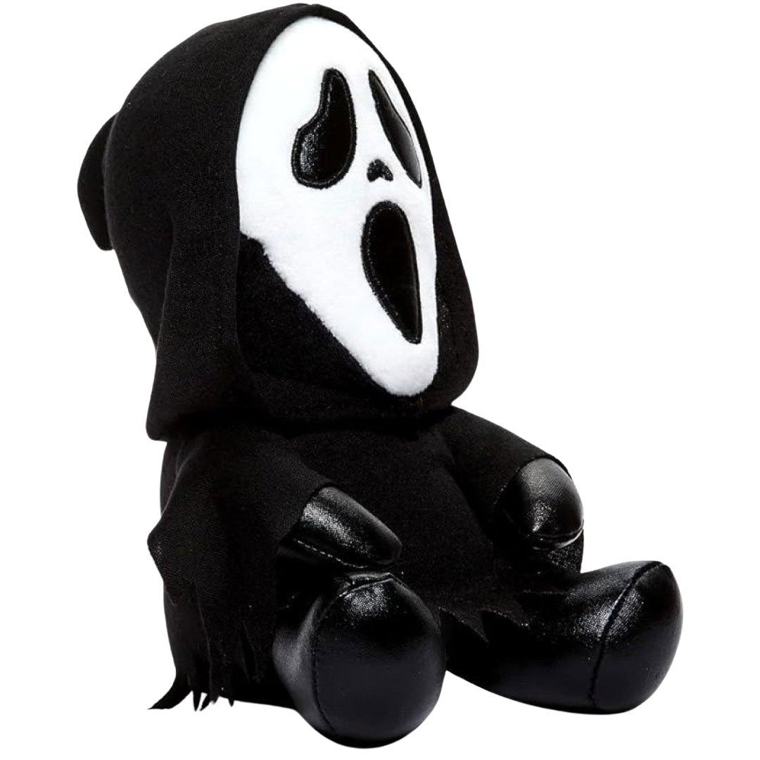 Kidrobot Scream 8" Ghost Face Phunny Plush Toy - 3/4 right angle