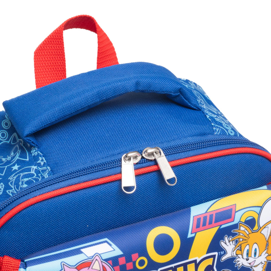Ruz - Sonic Large School backpack with Padded Back and Adjustable Straps, Blue, A28251