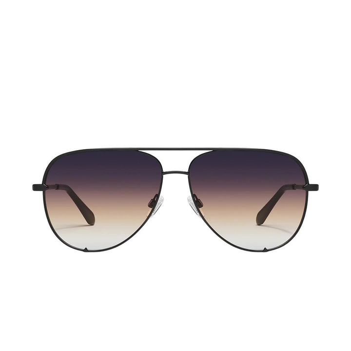 Quay Australia Unisex High Key Wire Frame Aviator Sunglasses