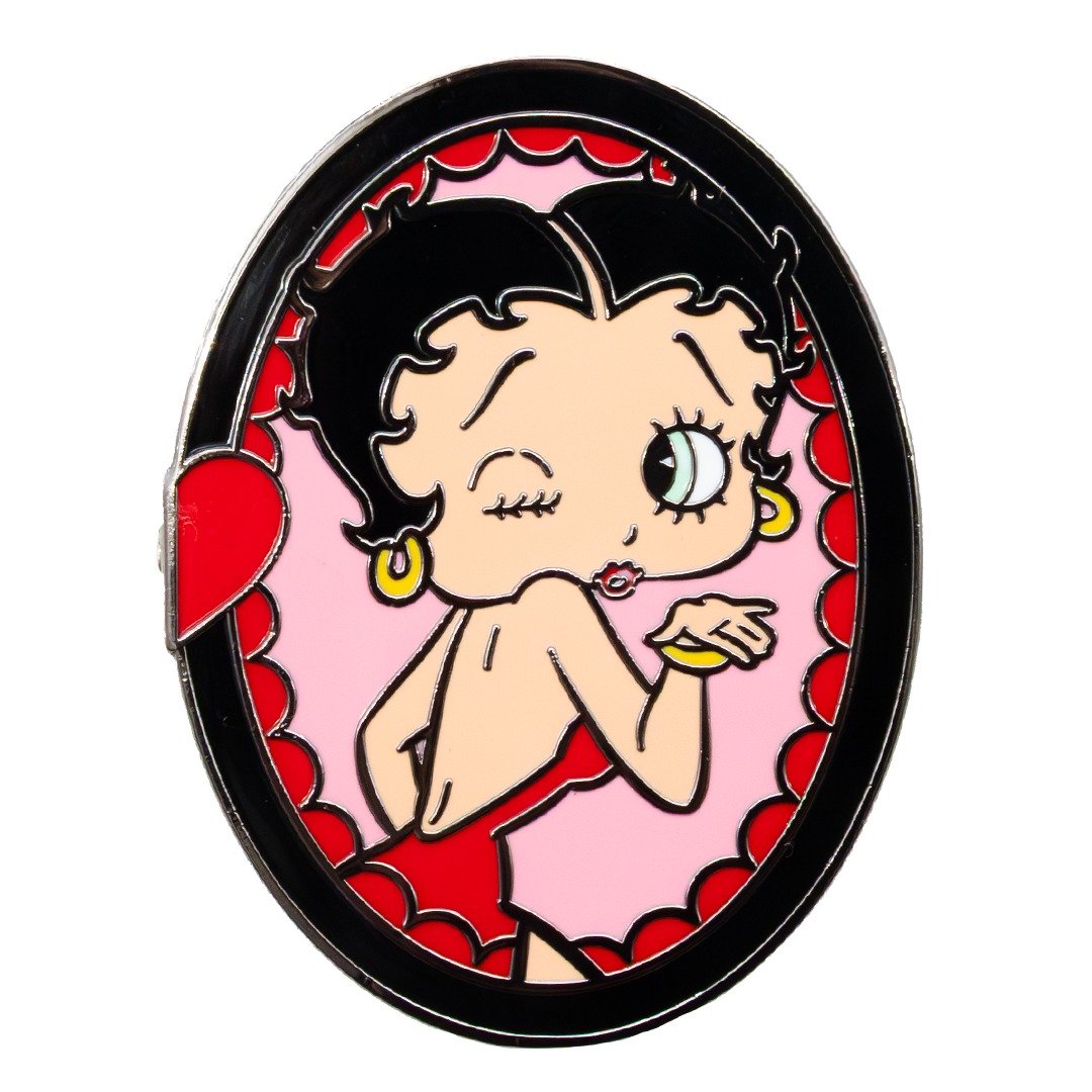 Whatever Makes You Happy Betty Boop Mystery Box Magnetic Cameos Enamel Pins